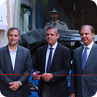 Daewoo Express ribbon cutting